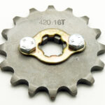 pitbike řetězové kolečko 420/16 na hřídel 17mm, Stomp, DemonX, WPB
