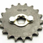 pitbike řetězové  kolečko 420/18 na hřídel 17mm, Stomp, DemonX, WPB