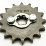 pitbike řetězové  kolečko 428/16  na hřídel 17mm, Stomp, DemonX, WPB