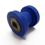 pitbike rolnička řetězu, vnitřní průměr 8mm, modrá