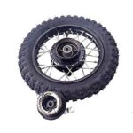 pitbike přední kolo 10 palců s bubnovou brzdou a oskou DemonX minipit