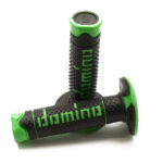 pitbike gripy DOMINO SOFT  zeleno černé