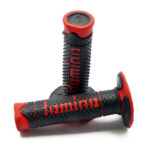 pitbike gripy DOMINO SOFT  černo červené