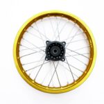 pitbike ALLOY přední kolo 14 palců zlaté Stomp, DemonX, WPB