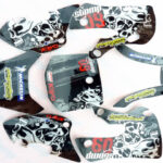 pitbike polepy na plasty Stomp KZ/KZR (zkrácené KLX) typ - 01