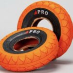 street pro černo/oranžové pneumatiky - pár