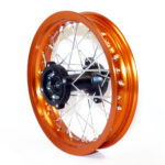 pitbike ALLOY zadní kolo 12 palců  oranžové Stomp, DemonX, WPB