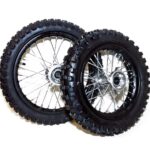 pitbike přední kolo 14palců a zadní kolo 12palců s pneu s gufery, Stomp, DemonX, WPB