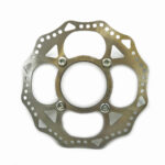 pitbike brzdový kotouč vlnitý 210mm se šrouby typ 01