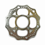 pitbike brzdový kotouč vlnitý 220mm se šrouby, WPB RACE , YCF