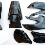 pitbike sada plastů Stomp KZ/KZR černé