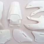 pitbike sada plastů Stomp KZ/KZR bílé