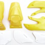 pitbike sada plastů Stomp KZ/KZR žluté 01