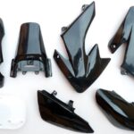pitbike sada plastů CRF50 černé, Stomp, DemonX