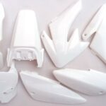 pitbike sada plastů CRF70 bílé, Stomp, DemonX, WPB