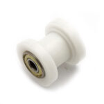 pitbike rolnička řetězu, vnitřní průměr 8mm, bílá
