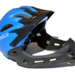 dětská helma cross 235g, 48-52cm modrá