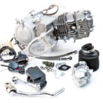 pitbike motor Zongshen 125 s olejovým chladičem a filtrem s příslušenstvím