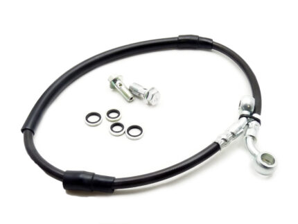 pitbike zadní brzdová hadice 630mm Stomp, WPB-oka 8/10mm